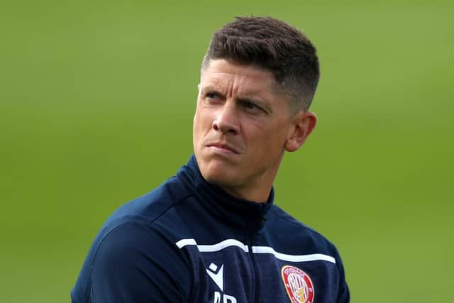 Alex Revell, Manager of Stevenage. (Photo by Jan Kruger/Getty Images)