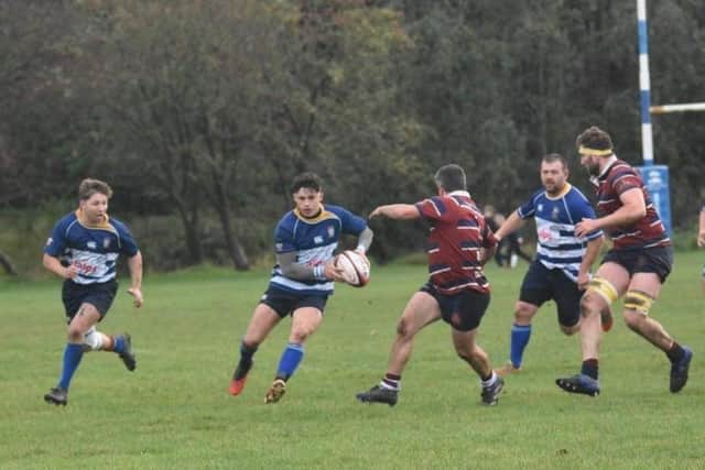 Mansfield in action against Southwell on Saturday.
