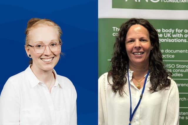 Heulwen Peters (LEFT) Louise Beamish (RIGHT)