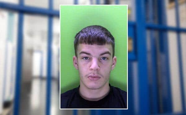 Nineteen-year-old Luke Maxwell and his two friends crept into a property in The Chantry, Mansfield, in the early hours of the morning after gaining access through a set of rear patio doors. Photo issued by Nottinghamshire Police.