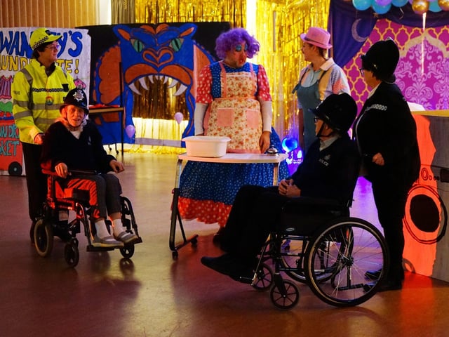 A colourful rendition of the Disney classic, with a panto twist.