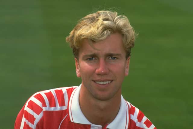 Simon Coleman joined Middlesbrough in 1989 as a replacement for Gary Pallister. Pic by Ben  Radford/Allsport.