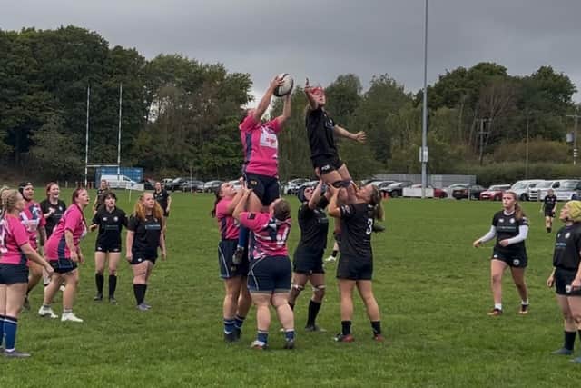 Mansfield's women on their way to victory over Kesteven.