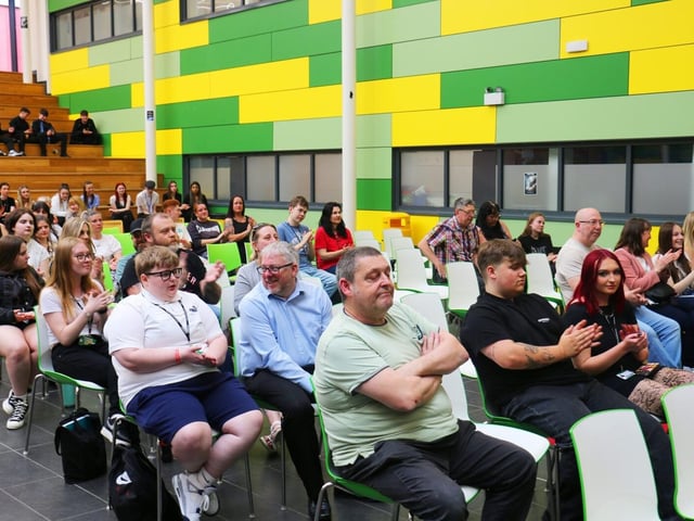 Family, friends and peers joined the students to celebrate their hard work