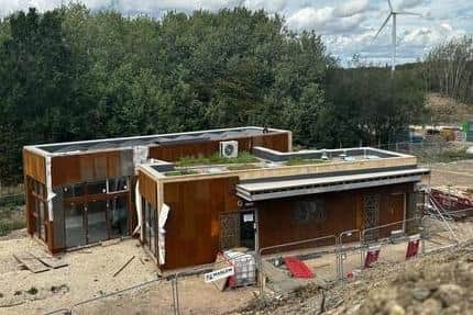 Bennerley Viaduct Visitor Centre - Pictured August 2025