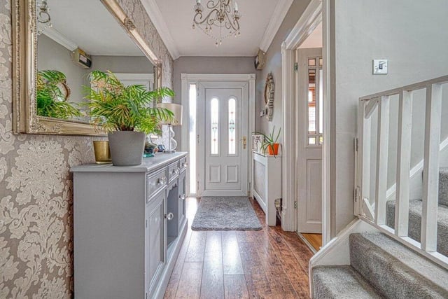 As soon as you enter the front door into the hallway, the tone is set for the rest of the Jacksdale property. The standards of decor and the condition of the house are consistent throughout.