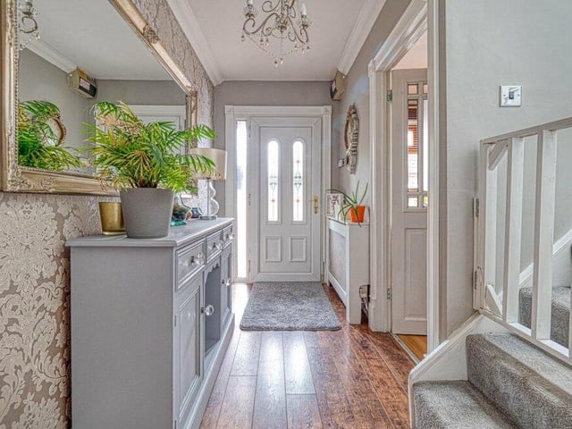 As soon as you enter the front door into the hallway, the tone is set for the rest of the Jacksdale property. The standards of decor and the condition of the house are consistent throughout.