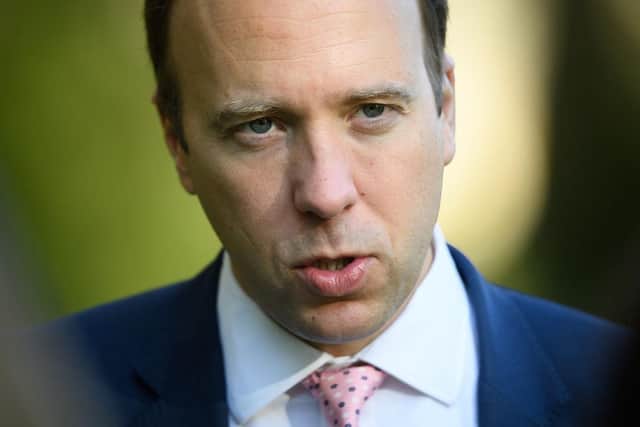 Health Secretary Matt Hancock (Photo by Leon Neal/Getty Images)