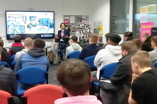 The University of Lincoln's Mini Saaj talked about engineering opportunities