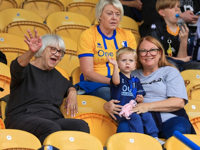 Mansfield Town turned on the style to blow away promotion hopefuls Luton Town.