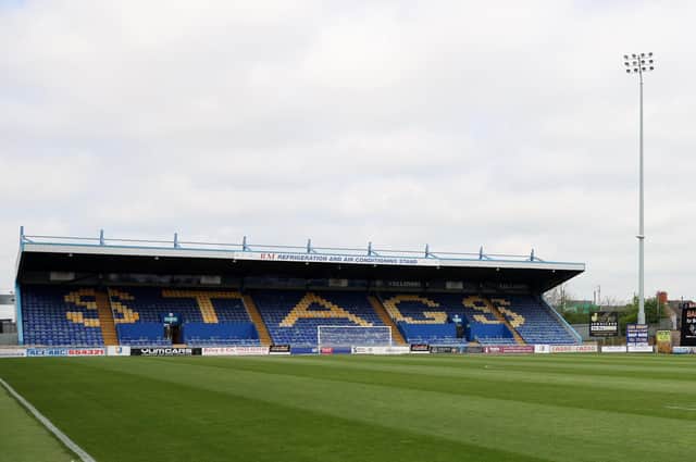 Mansfield Town's North Stand - fans set to return (Photo by Matthew Lewis/Getty Images)