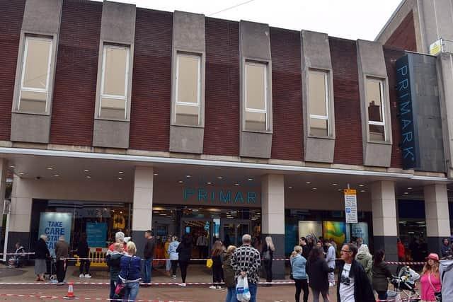Primark was a popular choice for shoppers in Mansfield.