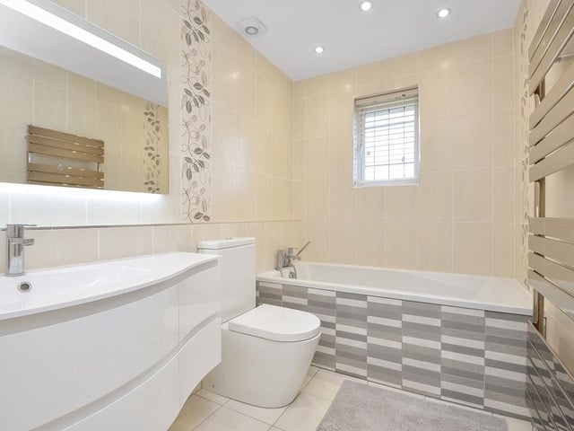 This five bedroom detached house in Emsworth Road, Warblington, is on the market for £800,000. It is listed by Fine and Country.