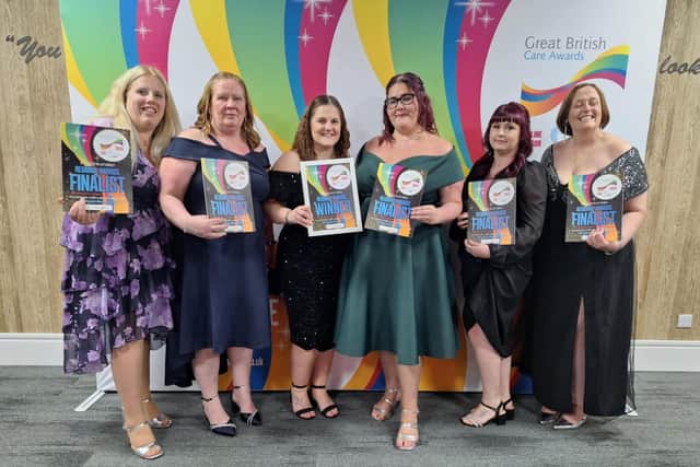Baily House Award Winners.  From left to right: Emily Freer, Mandy Robertson, Jo Austin, Ashley Baird, Sarah Strouther and Sally Murphy