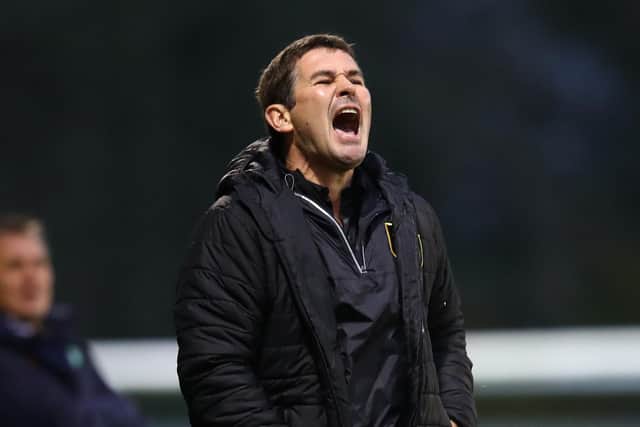 Mansfield Town manager Nigel Clough.