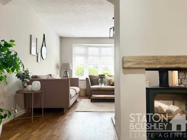 The living space has a lovely open plan flow.