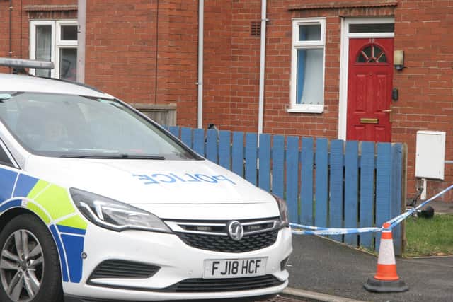 Police have been at the property all weekend.