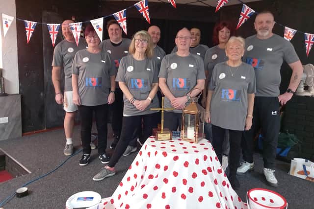 Royal British Legion fundraisers from Rainworth, Blidworth and District branch.