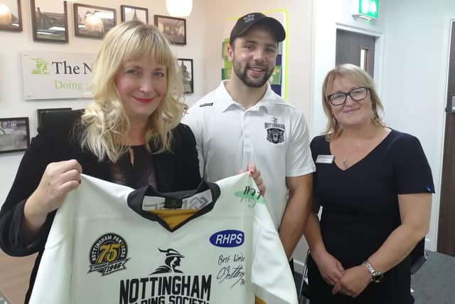 One of the auction prizes is a signed Nottingham Panthers shirt.