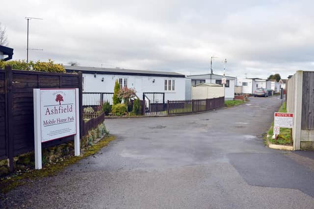 Ashfield Mobile Home Park in Skegby