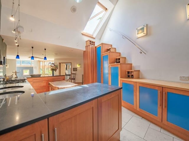 Appliances, units and worktops make the kitchen a fully functional space.
