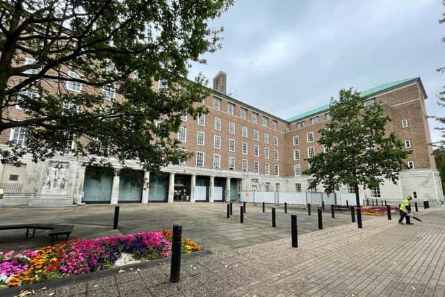 County Hall, Nottinghamshire Council's headquarters in West Bridgford.
