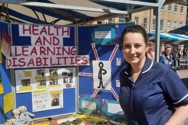 Sarah Atkinson, the new learning disabilities nurse for the area.