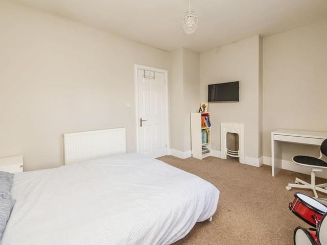 The second double bedroom at the £375,000 property is also a terrific size.