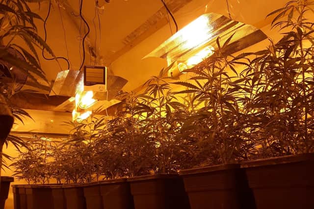 Officers from the Operation Reacher team say the drugs were recovered from the property on Church Road in Clipstone.