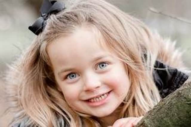 Six-year-old Summer Featherstone, who has landed a role on a children's TV show.