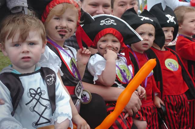 The Jelly Babies toddler group in 2010 and don't they look great in their pirate costumes?