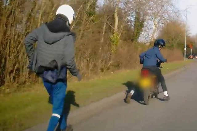 Jamie and Mark Bowler both tried to outrun the police before being caught. Photo: Nottinghamshire Police