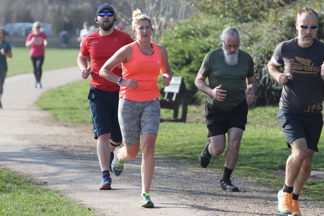 Keep going is the mantra for many of the Mansfield parkrunners. But it's all about enjoyment, rather than competition, for many.