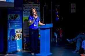 Dianne Holmes, head of curriculum strategy and partnerships at ATTFE was the compare for the event