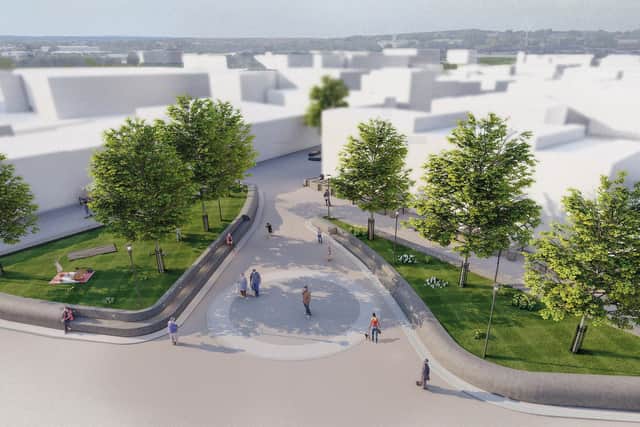 How Portland Square could look.