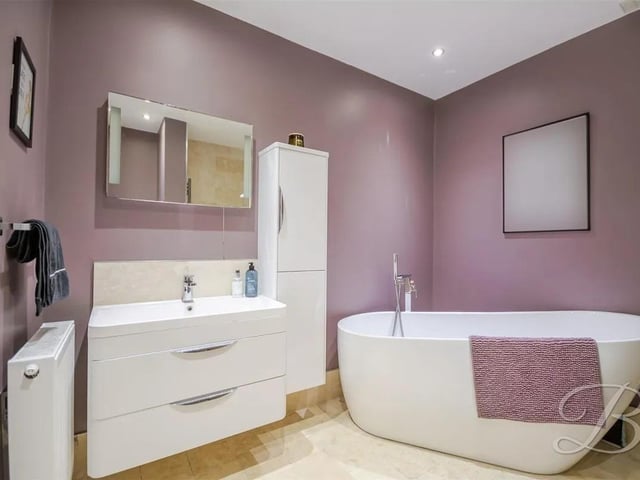 Relax after a busy day with a soak in the tub