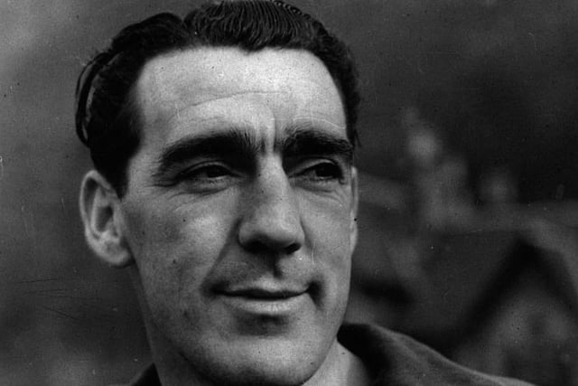 Frank Swift, born in Blackpool, was a footballer who played as a goalkeeper for Manchester City and England. He played for Fleetwood City before being signed by First Division Manchester City in 1932. Swift died in the 1958 Munich Air Disaster, after reporting on Manchester United's European Cup match against Red Star Belgrade (Photo by Keystone/Getty Images)