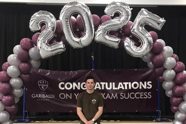 Jake achieving A*AAC, and securing a place on a degree level apprenticeship in Civil Engineering.