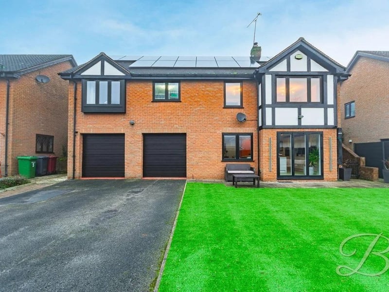 The ultimate home!... Situated in the charming and well-connected village of Glapwell, close to local amenities, schools and excellent transport links, this unique detached home offers a distinctive split-level design that sets it apart from the ordinary. Access to the ground floor is conveniently located at the front of the property, while the lower ground floor can be accessed internally and from the rear, creating a thoughtfully planned layout that enhances both privacy and functionality. Contact Buckley Brown 01246 920376.