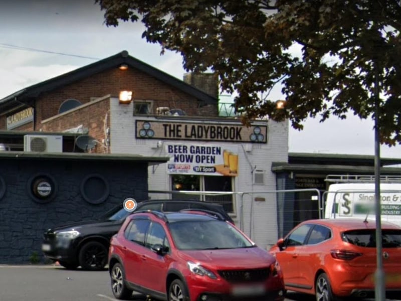 The Ladybrook on Ladybrook Lane, Mansfield, has a 4.4/5 rating based on 98 reviews.