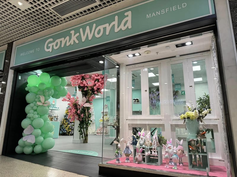 Gonk World can be found inside Mansfield Four Seasons shopping centre.