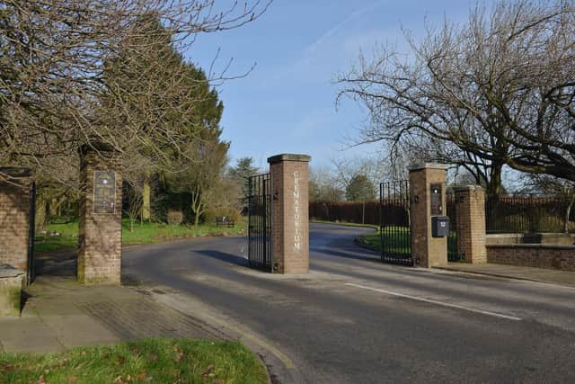 Mansfield Crematorium on Derby Road, where the Book Of Remembrance room is located.