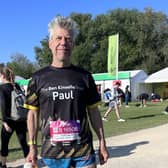 Paul Castledine - charity run at Hackney Half Marathon.
