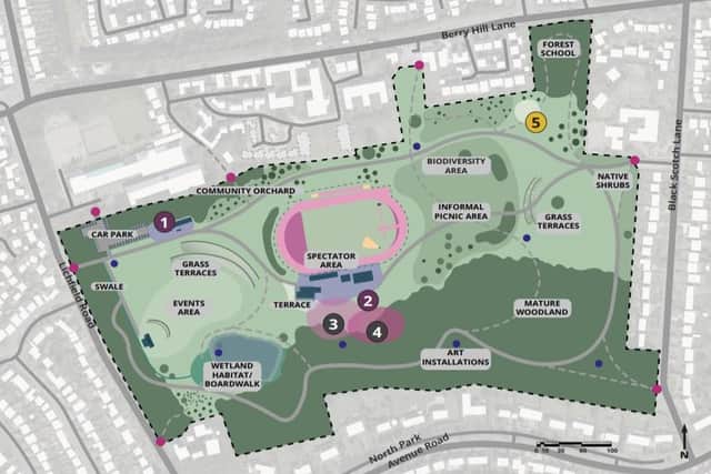 These are some of the proposed ideas for the future layout of the park
