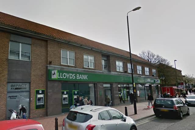 The men are being question in relation to four reported incidents of a cash machine being tampered with at the Lloyds TSB bank at Portland Square, Sutton, between January 24 and February 4., as well as other incidents.