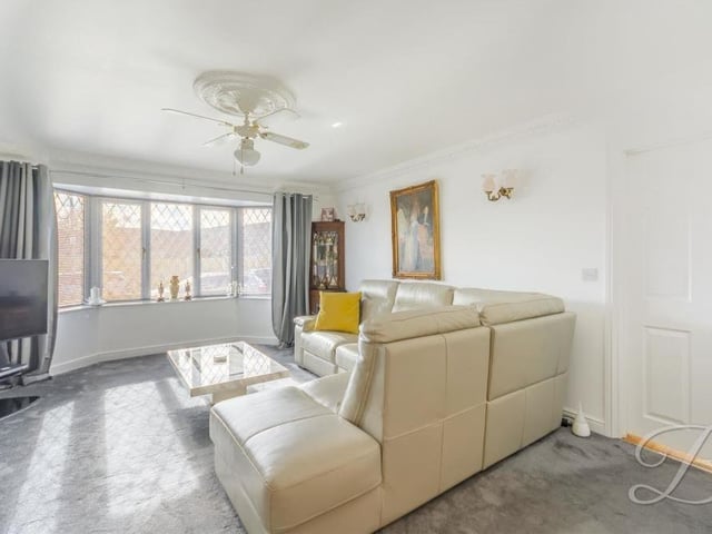 A second shot of the open-plan lounge/diner. Time to relax on the sofa.