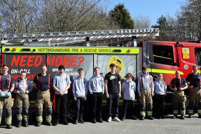 Learners from Academy Transformation Trust Further Education (ATTFE) College’s Ashfield and Ollerton sites Uniformed Services programme enjoyed an engaging and immersive visit to Nottinghamshire Fire and Rescue Services’ Ashfield Fire Station. Images Paul Horton