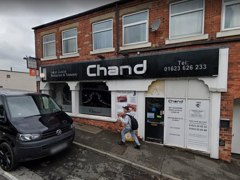 The Chand, 8 Toothill Road, Mansfield, has a 4.5/5 rating based on 225 reviews.