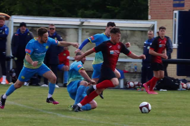 Ollerton Town eased past Carlton Town 3-0.