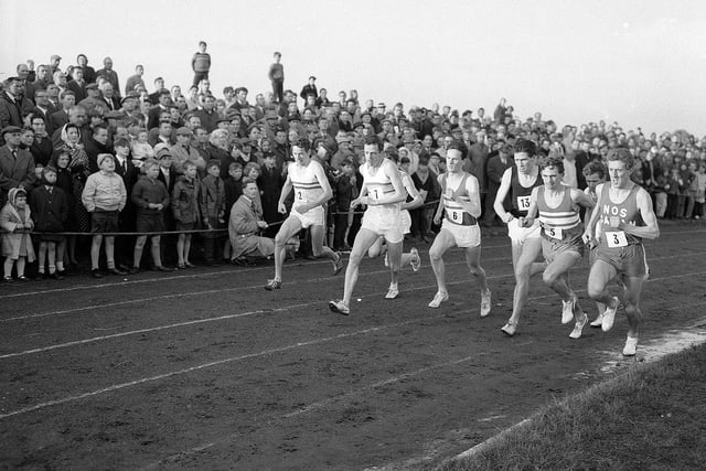 A Sutton Harriers Invitation mile in 1965.